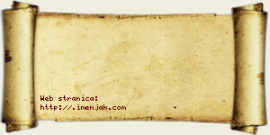 Adam Dunjić vizit kartica